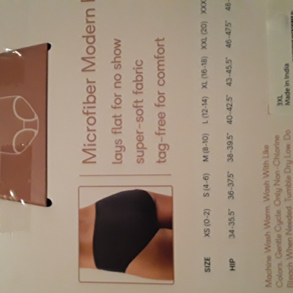 NWT Various Sizes Joyspun 6pair Microfiber Modern Brief - Picture 12 of 12